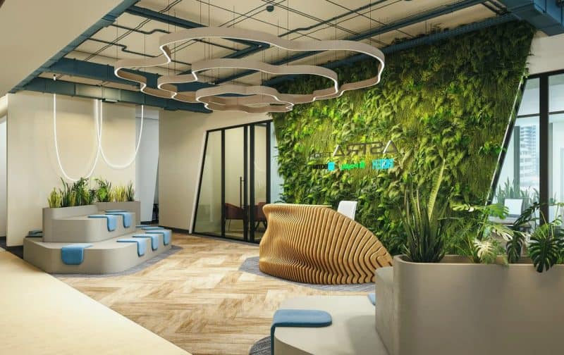 3D Rendering of Modern Office Interior ...